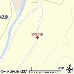 箸荷才田周辺の地図