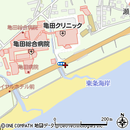 亀田病院周辺の地図