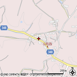 岡山県津山市新野山形414周辺の地図