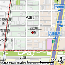 ファミリーマート熱田八番二丁目店周辺の地図