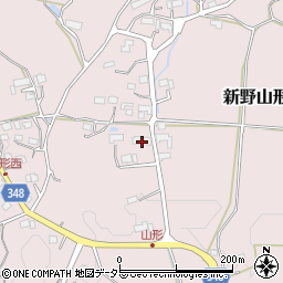 岡山県津山市新野山形593周辺の地図