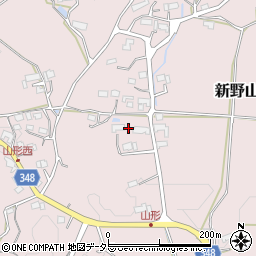 岡山県津山市新野山形589周辺の地図