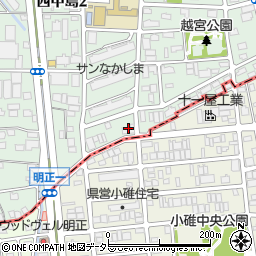 カサ・フェリス中柳周辺の地図