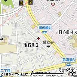 豊田通商市丘社宅周辺の地図