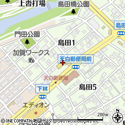 愛知トヨタ自動車天白島田店周辺の地図