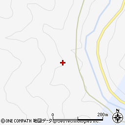 愛知県北設楽郡設楽町東納庫大滝山周辺の地図