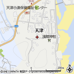 千葉県鴨川市天津89-2周辺の地図