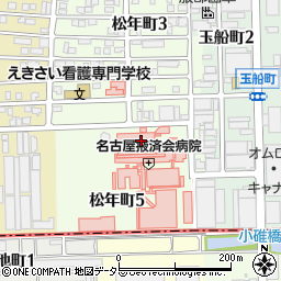 名古屋掖済会病院周辺の地図