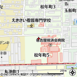 愛知県名古屋市中川区松年町5丁目2周辺の地図