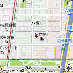 エクスター名古屋営業所周辺の地図