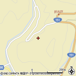 愛知県北設楽郡東栄町振草古戸蛙林周辺の地図