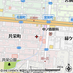 静岡県沼津市共栄町16-18周辺の地図