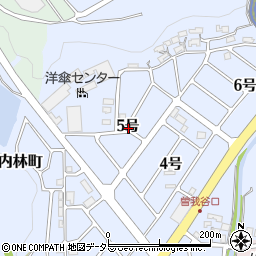 京都府南丹市園部町内林町５号周辺の地図