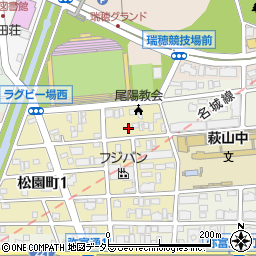 愛知県名古屋市瑞穂区松園町2丁目12周辺の地図