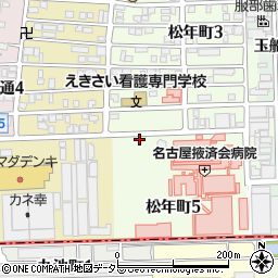 愛知県名古屋市中川区松年町5丁目2-2周辺の地図