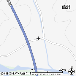 静岡県静岡市清水区葛沢182周辺の地図