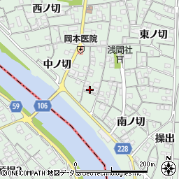 愛知県名古屋市中川区下之一色町中ノ切65周辺の地図