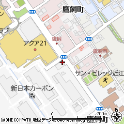 湖東信用金庫近江八幡支店周辺の地図
