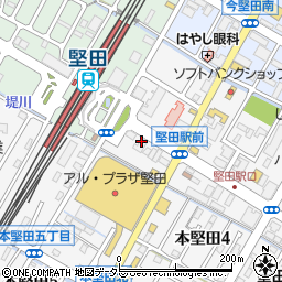 成基学園　堅田教室周辺の地図