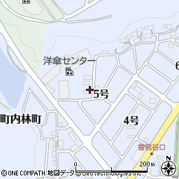 京都府南丹市園部町内林町荒代周辺の地図