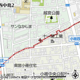 第２中柳ハイツ周辺の地図