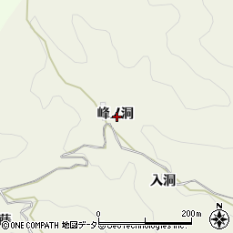 愛知県豊田市東川端町峰ノ洞周辺の地図