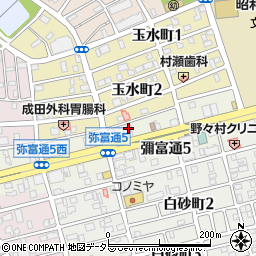 ムラカミ手芸店周辺の地図