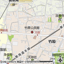 竹原公民館周辺の地図