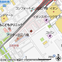 ローソン近江八幡駅南店周辺の地図