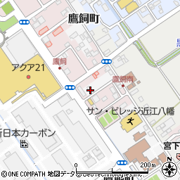 山文商事株式会社　近江八幡駅南口ＳＳ周辺の地図