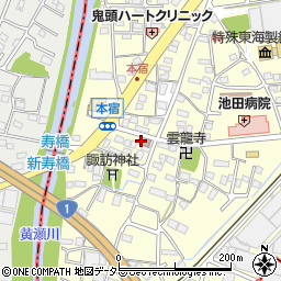 静岡県駿東郡長泉町本宿364周辺の地図