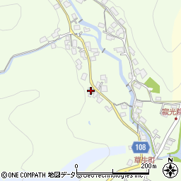 京都府京都市左京区大原草生町261周辺の地図