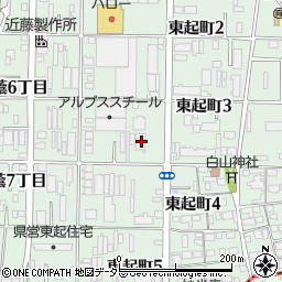 愛知県名古屋市中川区東起町4丁目8周辺の地図