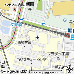 都市再生機構（独立行政法人）中部支社管理サービス事務所　堀田周辺の地図