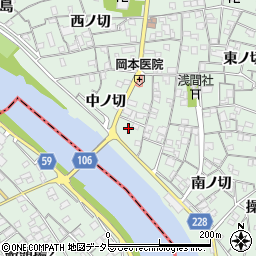 愛知県名古屋市中川区下之一色町中ノ切54周辺の地図