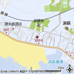 千葉県鴨川市浜荻1557周辺の地図