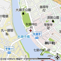 愛知県名古屋市熱田区大瀬子町205周辺の地図