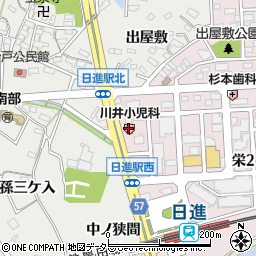 川井小児科クリニック周辺の地図