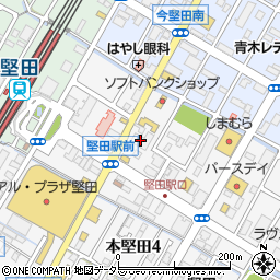 明光義塾堅田教室周辺の地図