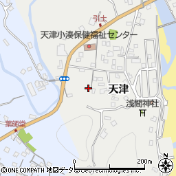 千葉県鴨川市天津100-2周辺の地図