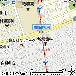 和食麺処サガミ中根店周辺の地図