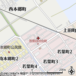 〒523-0815 滋賀県近江八幡市若葉町の地図