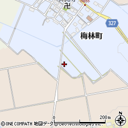 滋賀県東近江市梅林町413周辺の地図