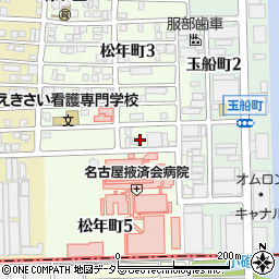 オアシス調剤薬局中川店周辺の地図