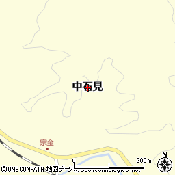 鳥取県日野郡日南町中石見周辺の地図