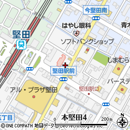 京都信用金庫堅田支店周辺の地図