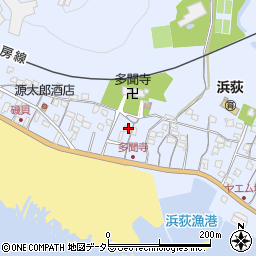 千葉県鴨川市浜荻1556周辺の地図