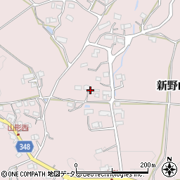 岡山県津山市新野山形1213周辺の地図