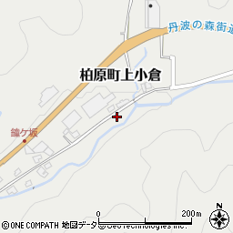 兵庫県丹波市柏原町上小倉243-2周辺の地図