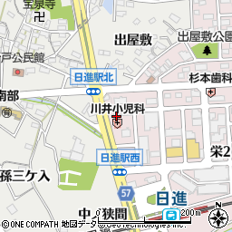 明光義塾日進駅前教室周辺の地図